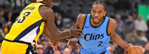 Kawhi Leonard NBA Player Props Odds (4/11/2024) .